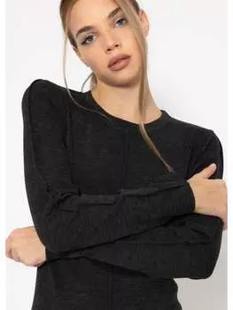 Топ SASSYCLASSY, темно-серый