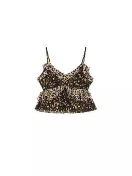 Топ Scalpers Top, коричневый