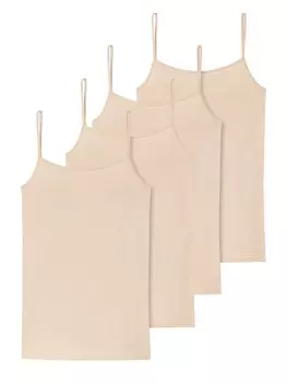 Топ SCHIESSER 95/5 Organic Cotton, бежевый