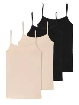 Топ SCHIESSER 95/5 Organic Cotton, бежевый