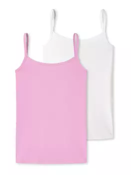 Топ Schiesser Spaghetti 95/5 Organic Cotton, цвет wei, rosa