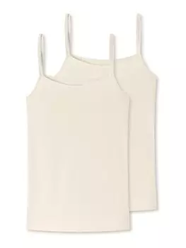 Топ Schiesser Spaghetti Uncover, белый