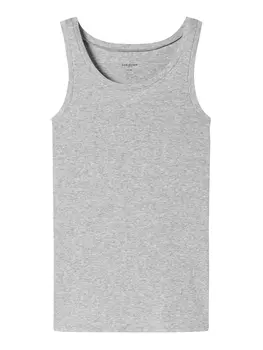 Топ Schiesser Tank Pure Rib, серый
