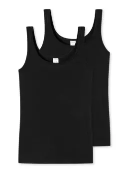 Топ Schiesser Trger (s) 2er Pack Modal Essentials, черный