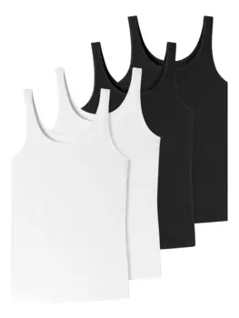 Топ Schiesser Trger Uncover, черный