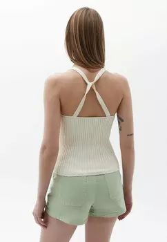 Топ SCHNALLEN DETAILS OXXO, бежевый