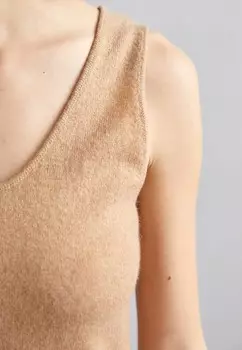 Топ SCOOP KNITID, коричневый