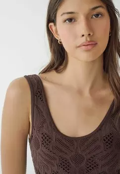 Топ SCOOP NECK Next, красный