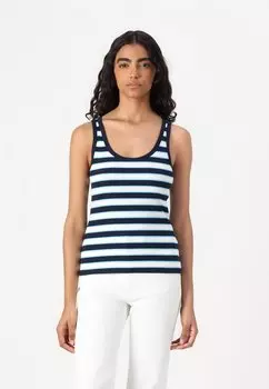 Топ SCOOP TANK STRIPE GAP, темно-синий