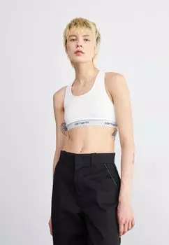 Топ SCRIPT RACER TANK Carhartt WIP, цвет white