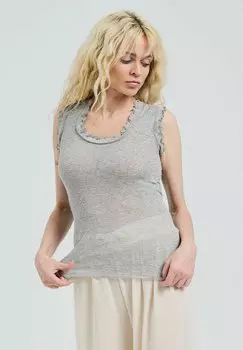 Топ Seamless Basic, серый