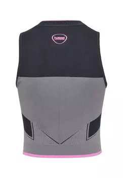 Топ SEAMLESS Hummel, серый