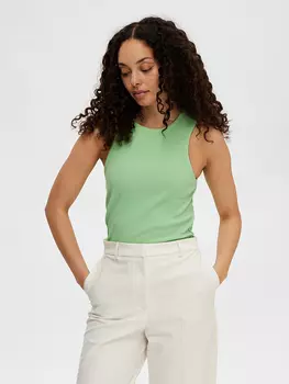 Топ SELECTED FEMME Anna, зеленый