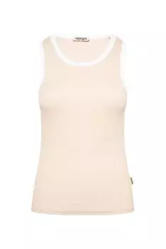 Топ SENSES.THE LABEL, бежевый