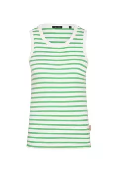 Топ SENSES.THE LABEL, цвет Green/White