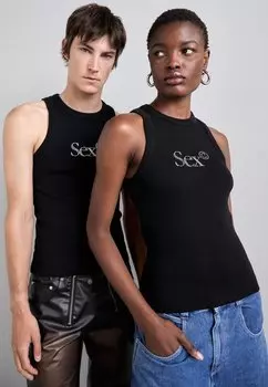 Топ Sexpensive Taste Unisex Carne Bollente, черный