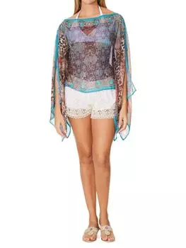 Топ-шарф с принтом Ranee'S, цвет Emerald Brown