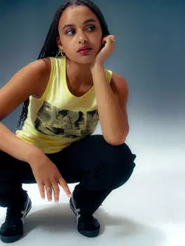 Топ Shaw Heritage Cami Bench., цвет pale banana