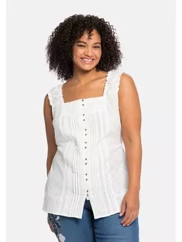 Топ sheego by Joe Browns Web, белый