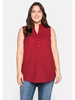 Топ sheego by Joe Browns Web, цвет karminrot