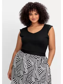 Топ sheego, черный