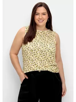 Топ sheego, цвет offwhite gemustert