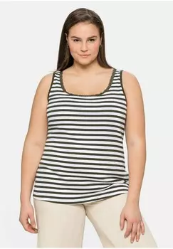 Топ Sheego, оливковый