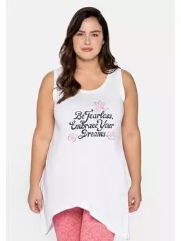 Топ sheego Relax, белый