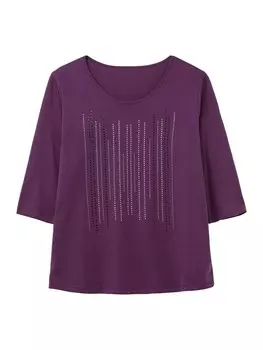 Топ SHEEGO Shirt, темно-фиолетовый