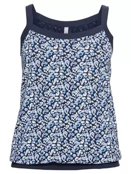 Топ Sheego, синий/темно-синий