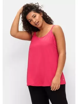 Топ sheego Spaghetti, цвет magenta