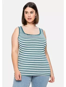 Топ sheego Tank, цвет dunkelpetrol