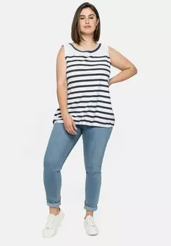 Топ Sheego, темно-синий