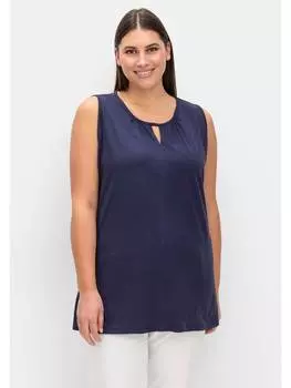 Топ sheego, темно-синий