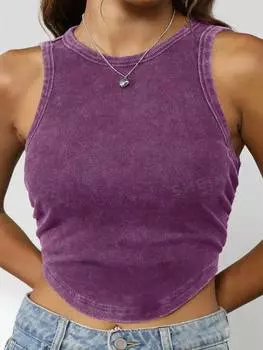 Топ Shein Ezwear, фиолетовый