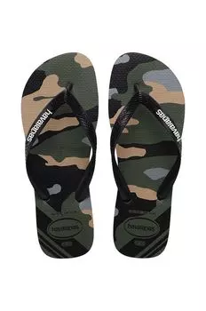 ТОП шлепанцы Havaianas, зеленый