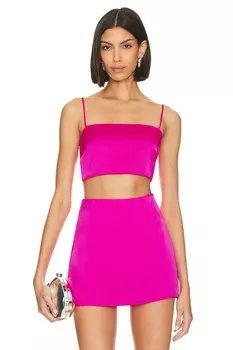 Топ Show Me Your Mumu Clurb Crop, цвет Hot Pink