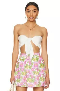 Топ Show Me Your Mumu Kenny Tie, белый