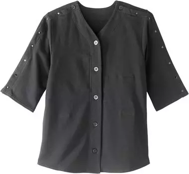 Топ Silverts Women’s Adaptive Patient Jacki Top, черный