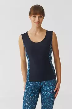 Топ Silvia с принтом Tatuum, синий