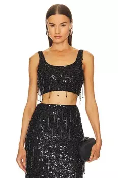 Топ SIMKHAI Karlena Crop, черный