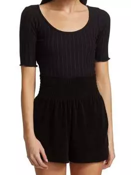 Топ Simon Miller Vista в рубчик, черный