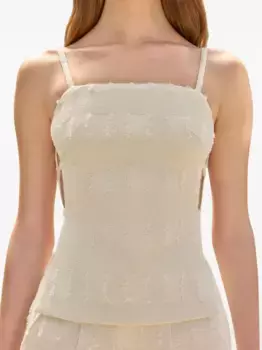 Топ Simone без рукавов Cult Gaia, белый