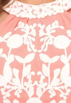 Топ SIN MANGAS BORDADA ANANY, коралл