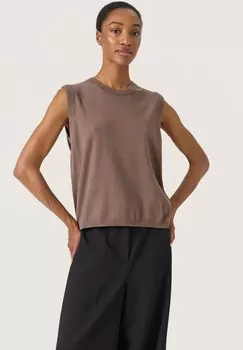 Топ SINA Soaked in Luxury, темно-коричневый