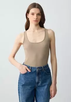 Топ SINGLET Jimmy Key, бежевый