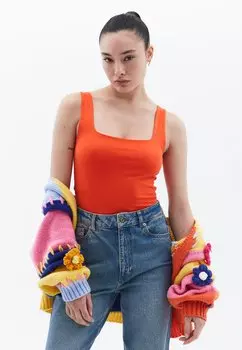 Топ SINGLET OXXO, оранжевый