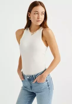 Топ SINGLET VAN WE Fashion, цвет white