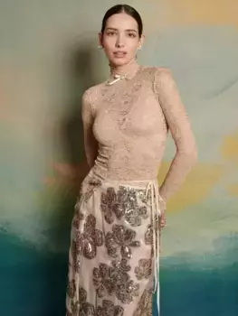 Топ Sister Jane DREAM Lake Lace, цвет tan