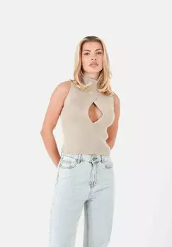 Топ Sixth June, бежевый